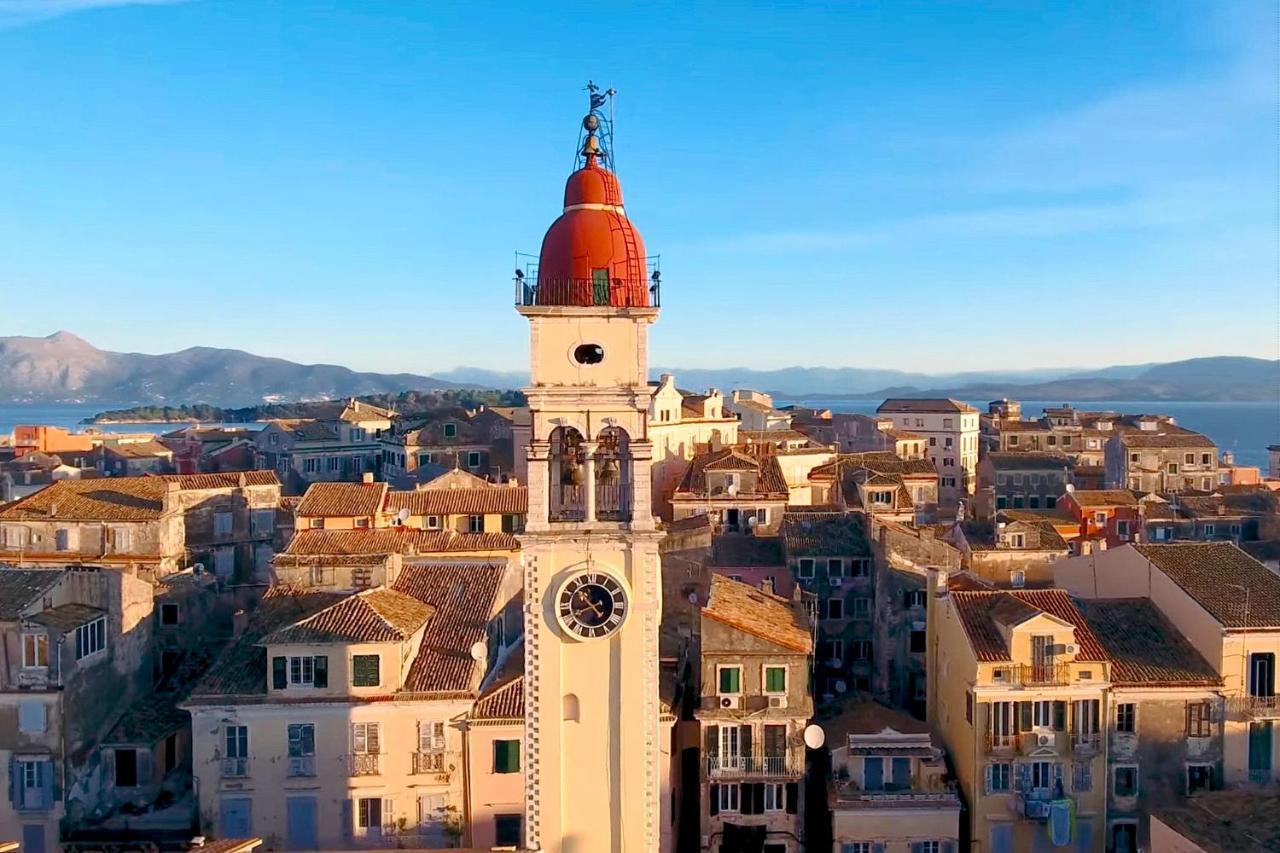 Spacious Maisonette - Roof Top View Of Corfu Port Mantouki Esterno foto