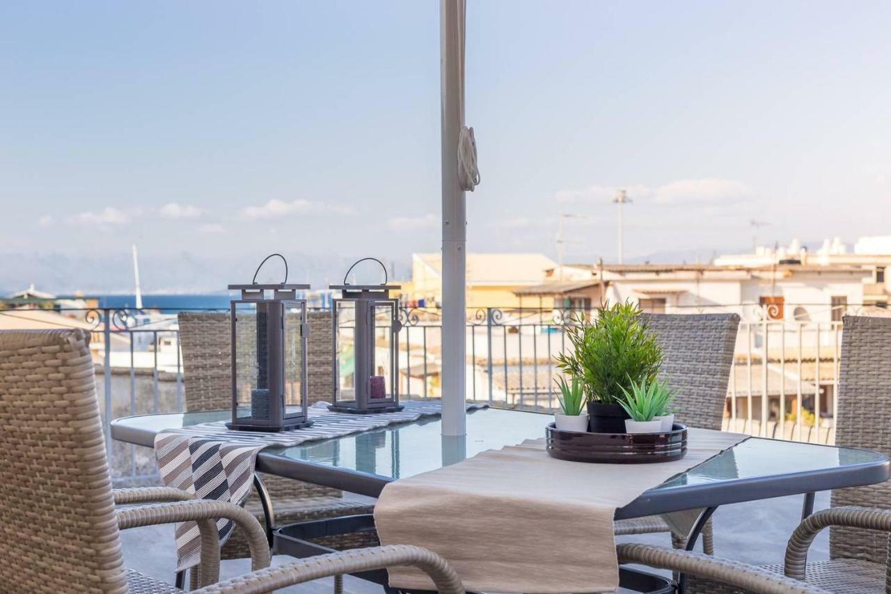 Spacious Maisonette - Roof Top View Of Corfu Port Mantouki Esterno foto